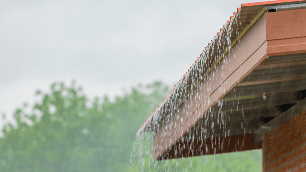 Roof in a Heavy Rain