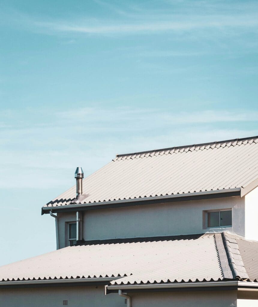 White Roof Blue Sky